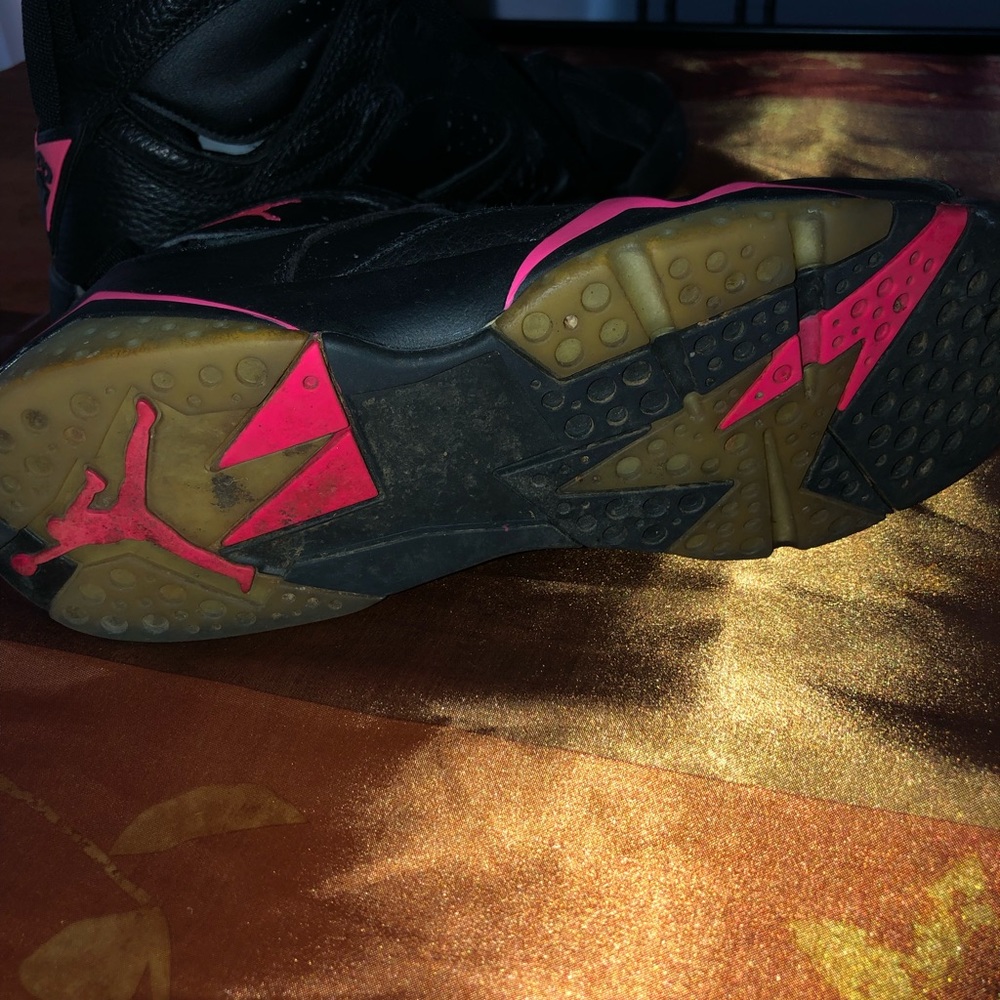 Black and Hot Pink Jordan’s